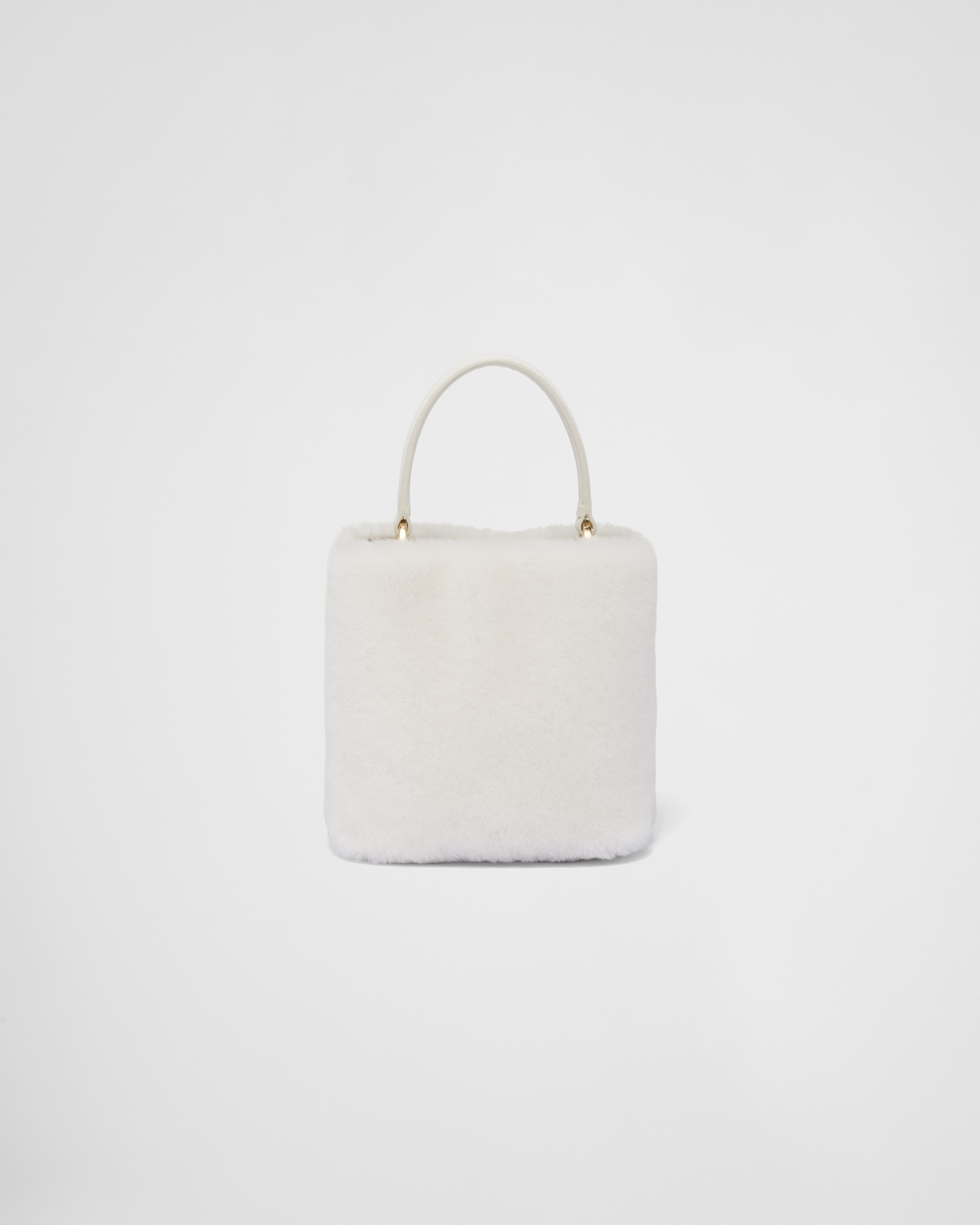 Prada Panier shearling mini-bag - 4