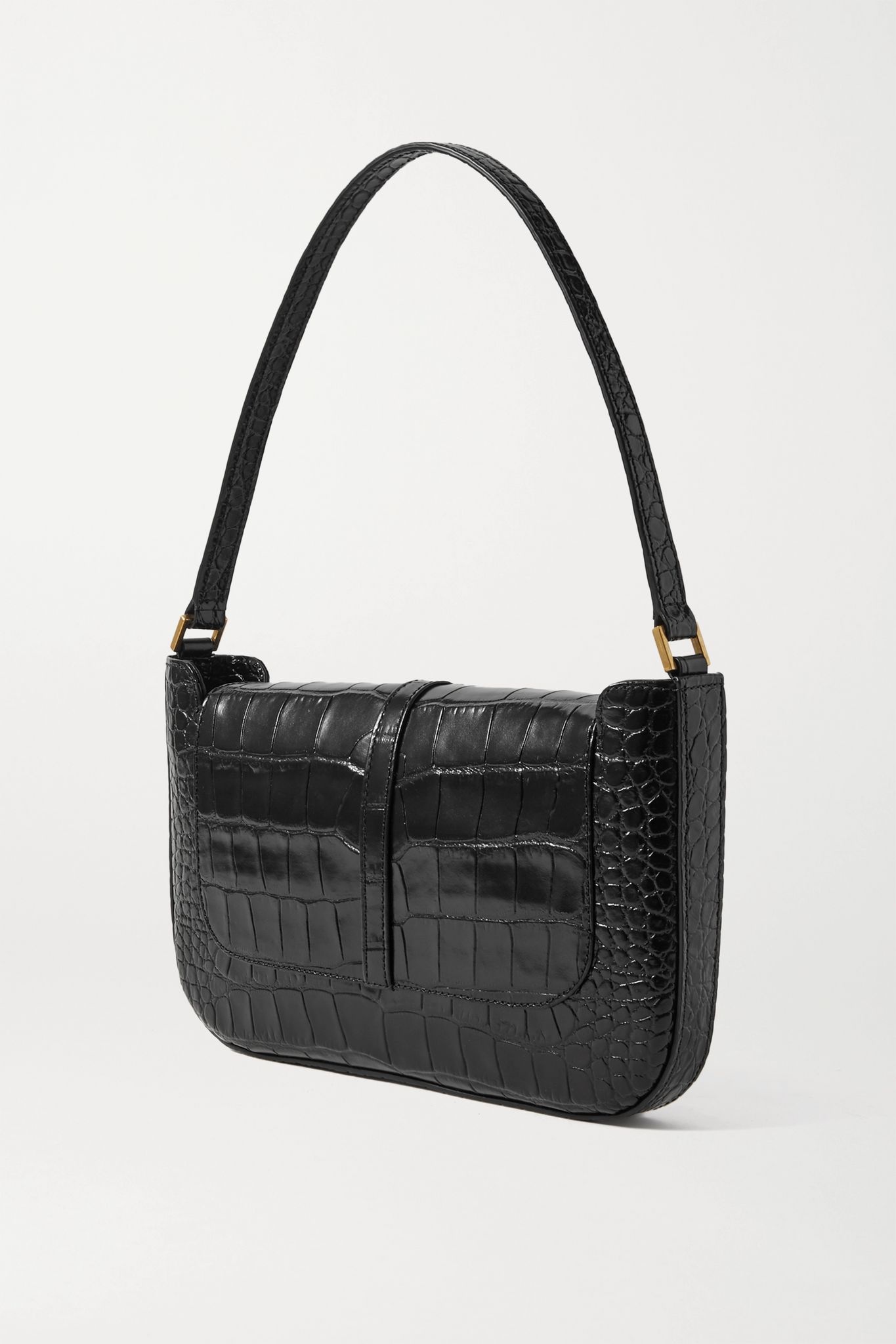 Miranda croc-effect leather shoulder bag - 3