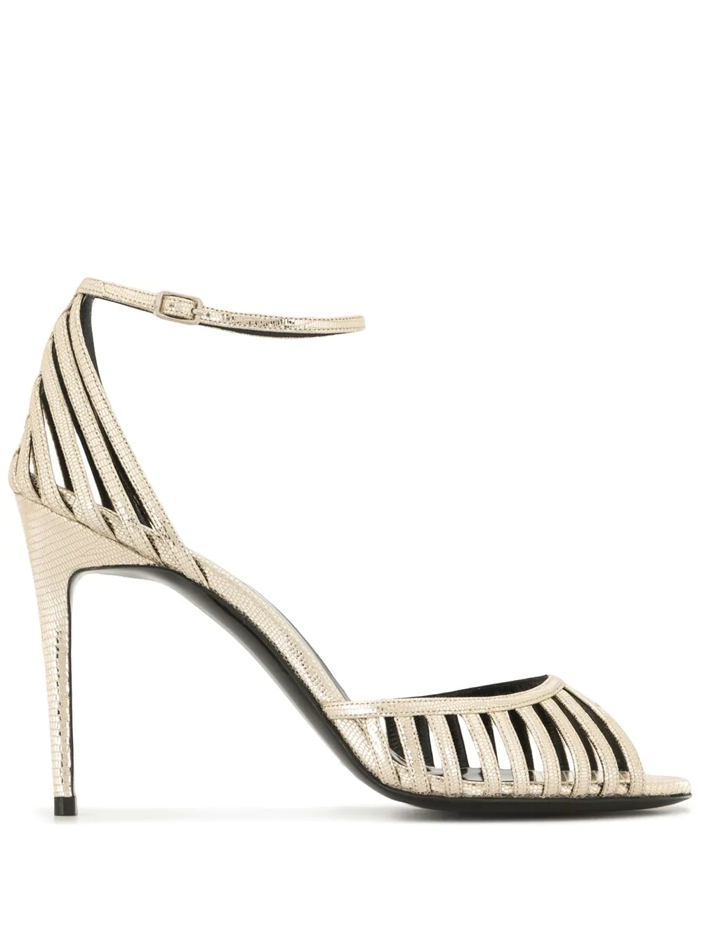 Cage stiletto sandals - 1