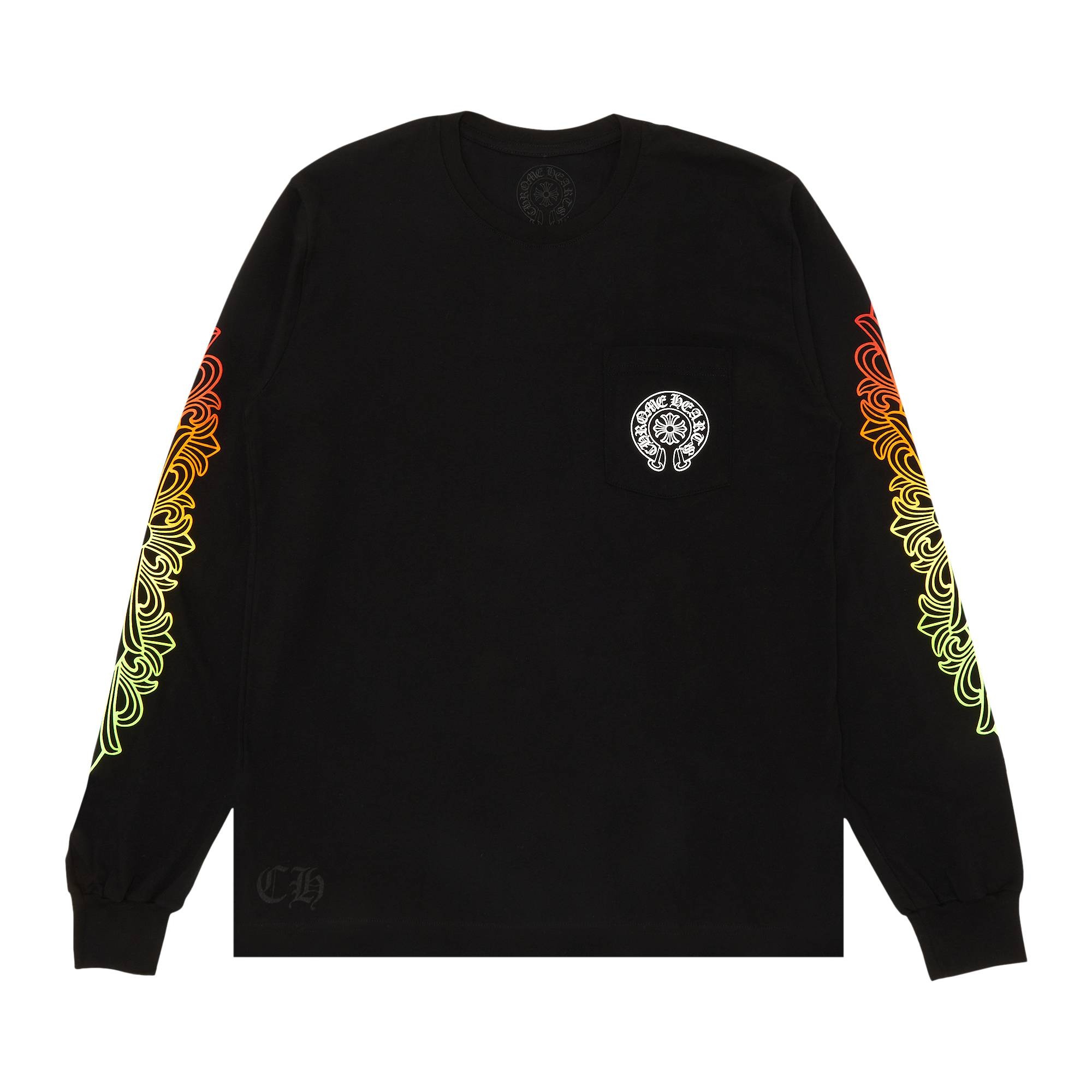 Chrome Hearts Chrome Hearts Floral Sleeve Gradient Long