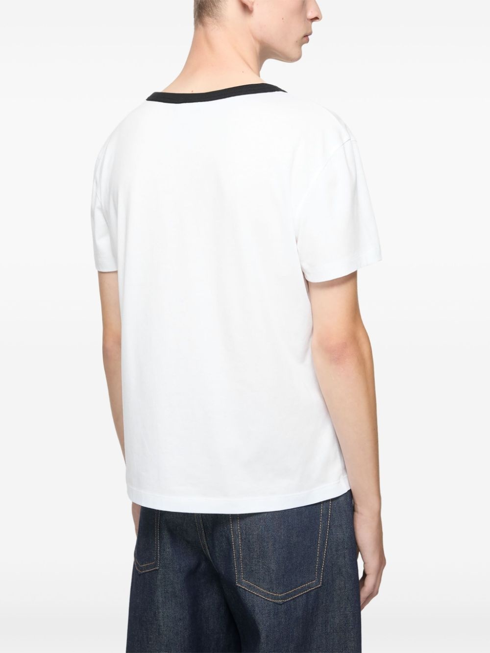 bow-print T-shirt - 6