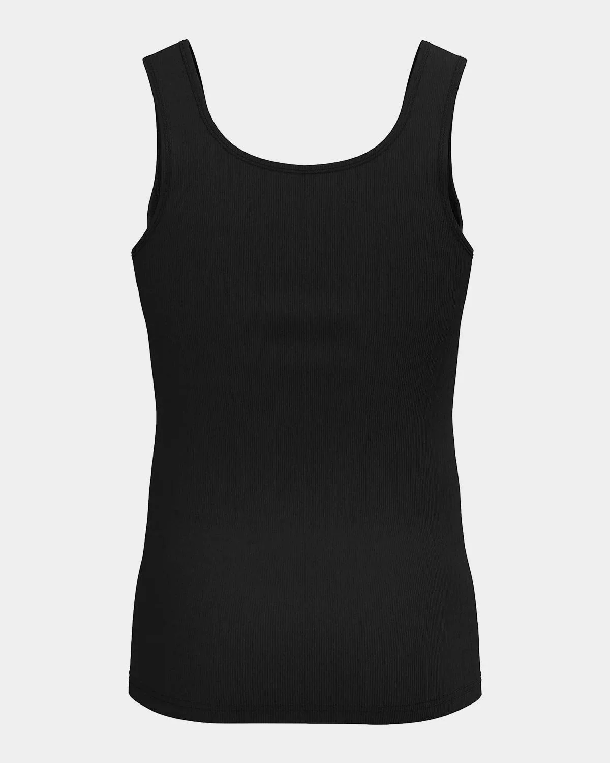 Logo Rib-Knit Cotton Tank - 1