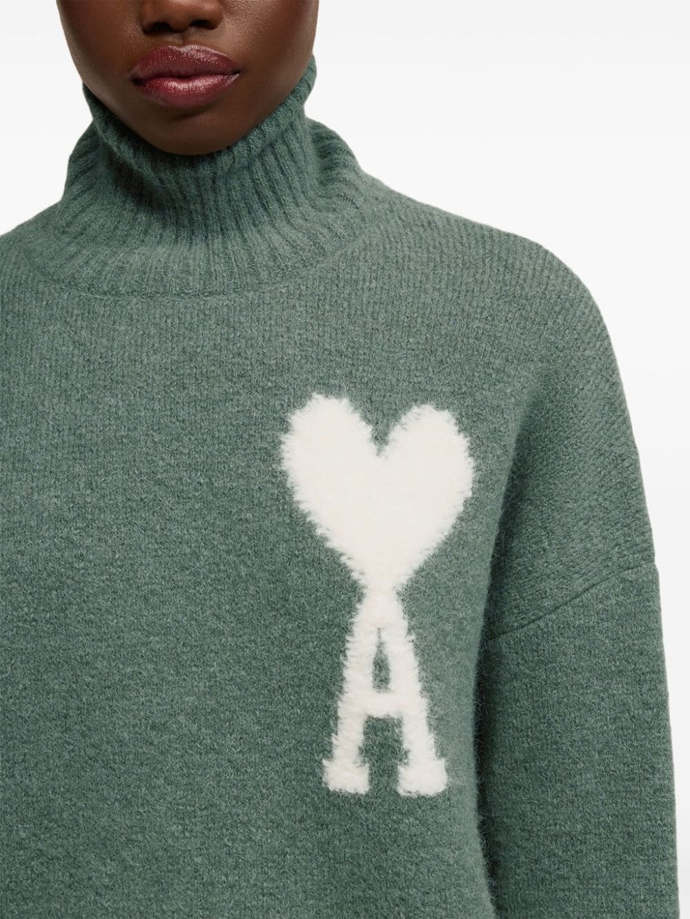Ami de Coeur funnel neck sweatshirt - 7