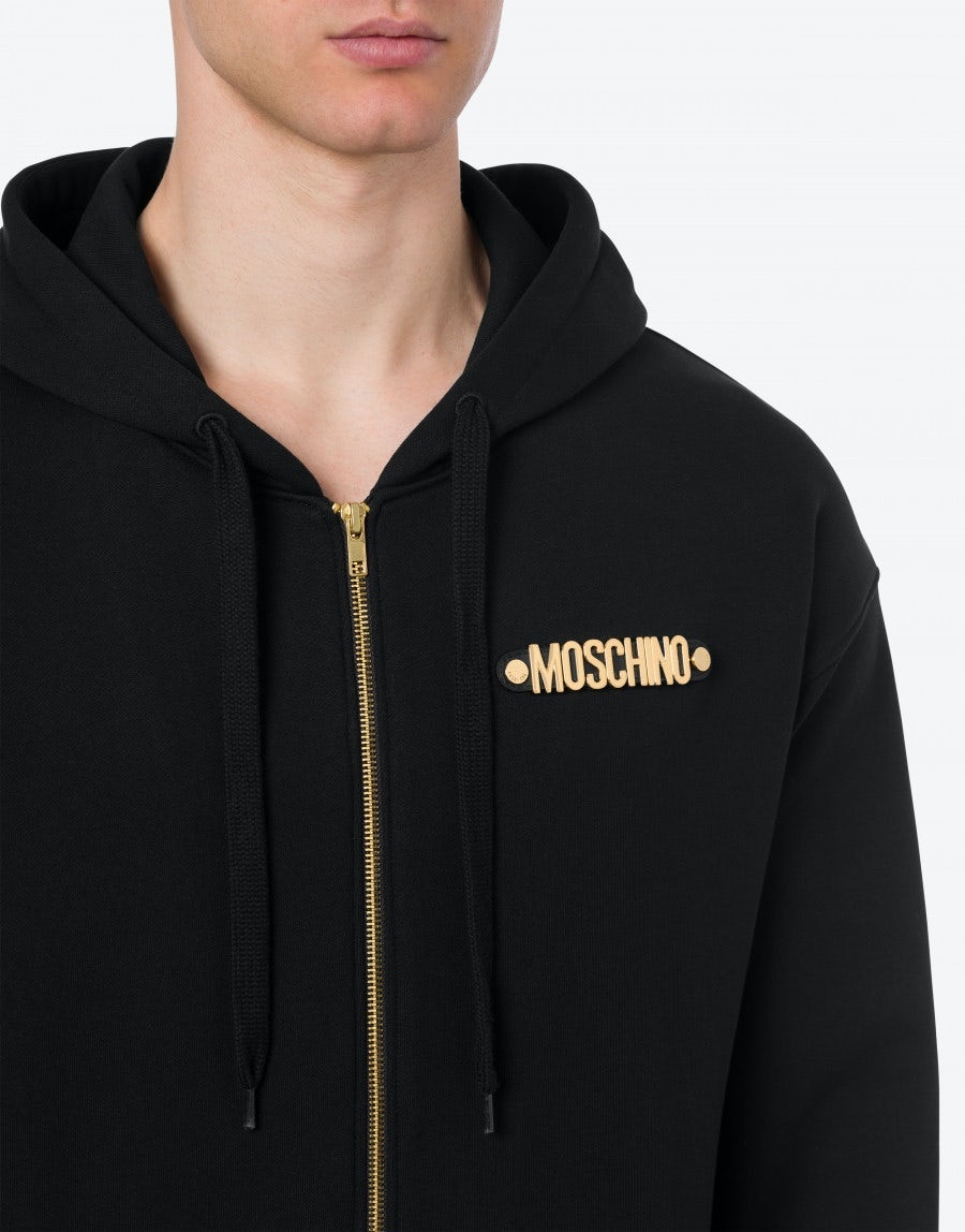 LETTERING LOGO ZIP SWEATSHIRT - 4