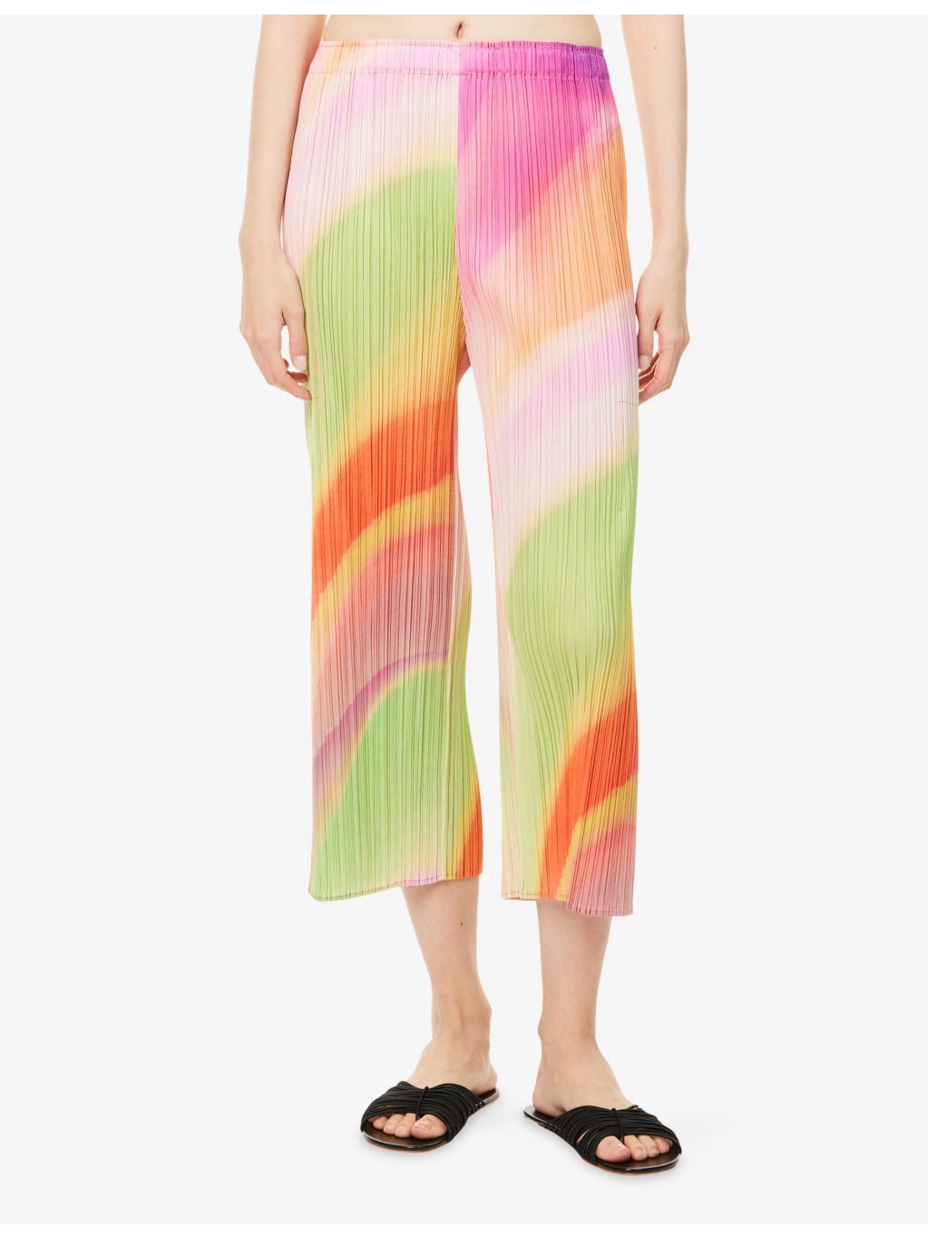 Groove Split Knitted Culottes - 3