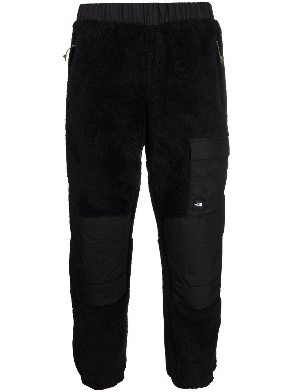 fleece-panelled track pants - 1