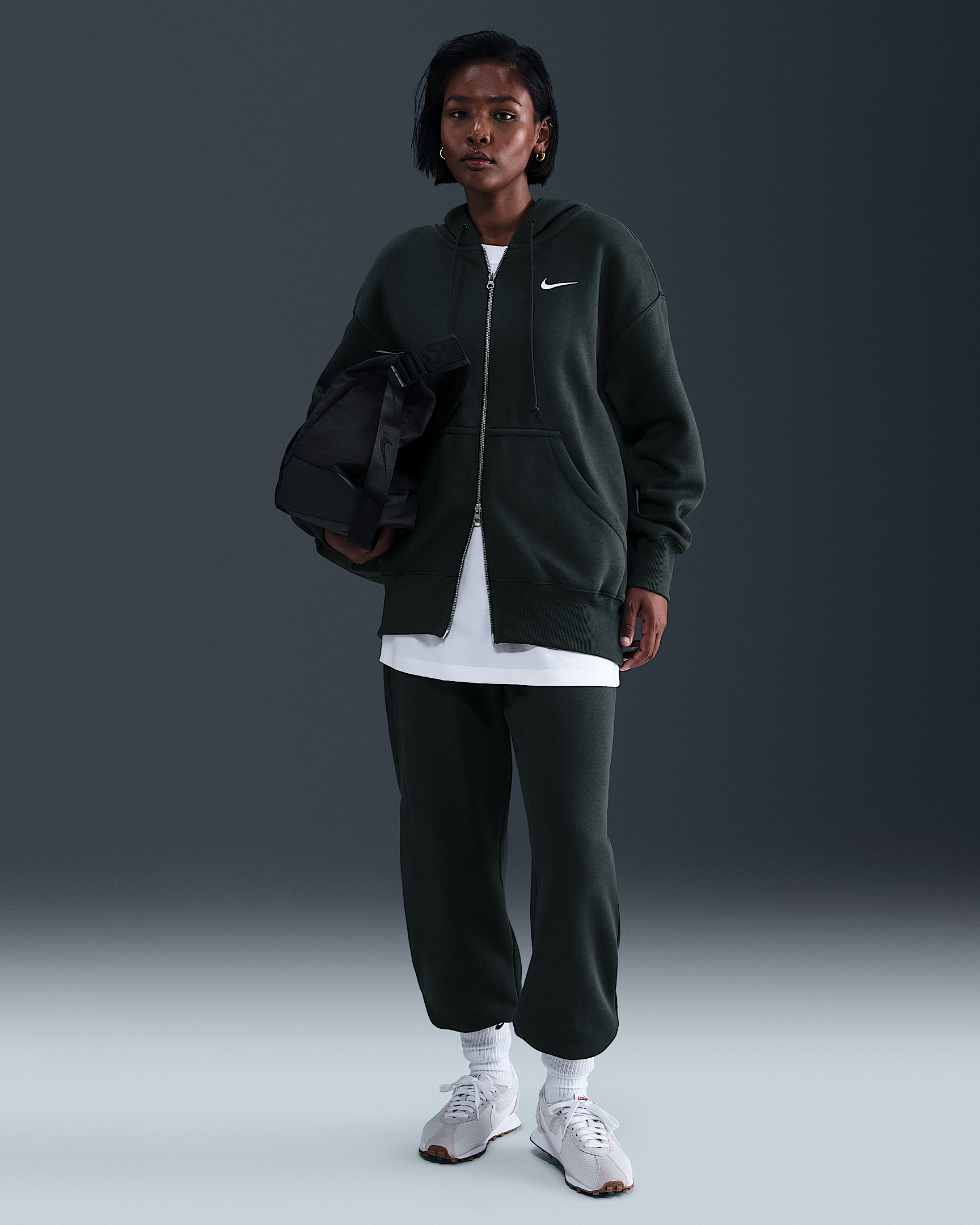 Nike Sportswear Phoenix Fleece Women's Oversized Full-Zip Hoodie - 4