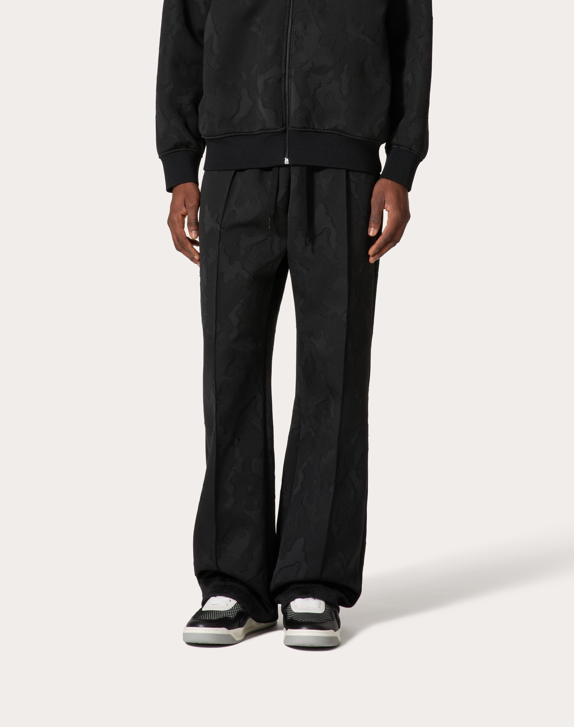 ACETATE PANTS WITH ALL-OVER CAMOUNOIR PATTERN - 3