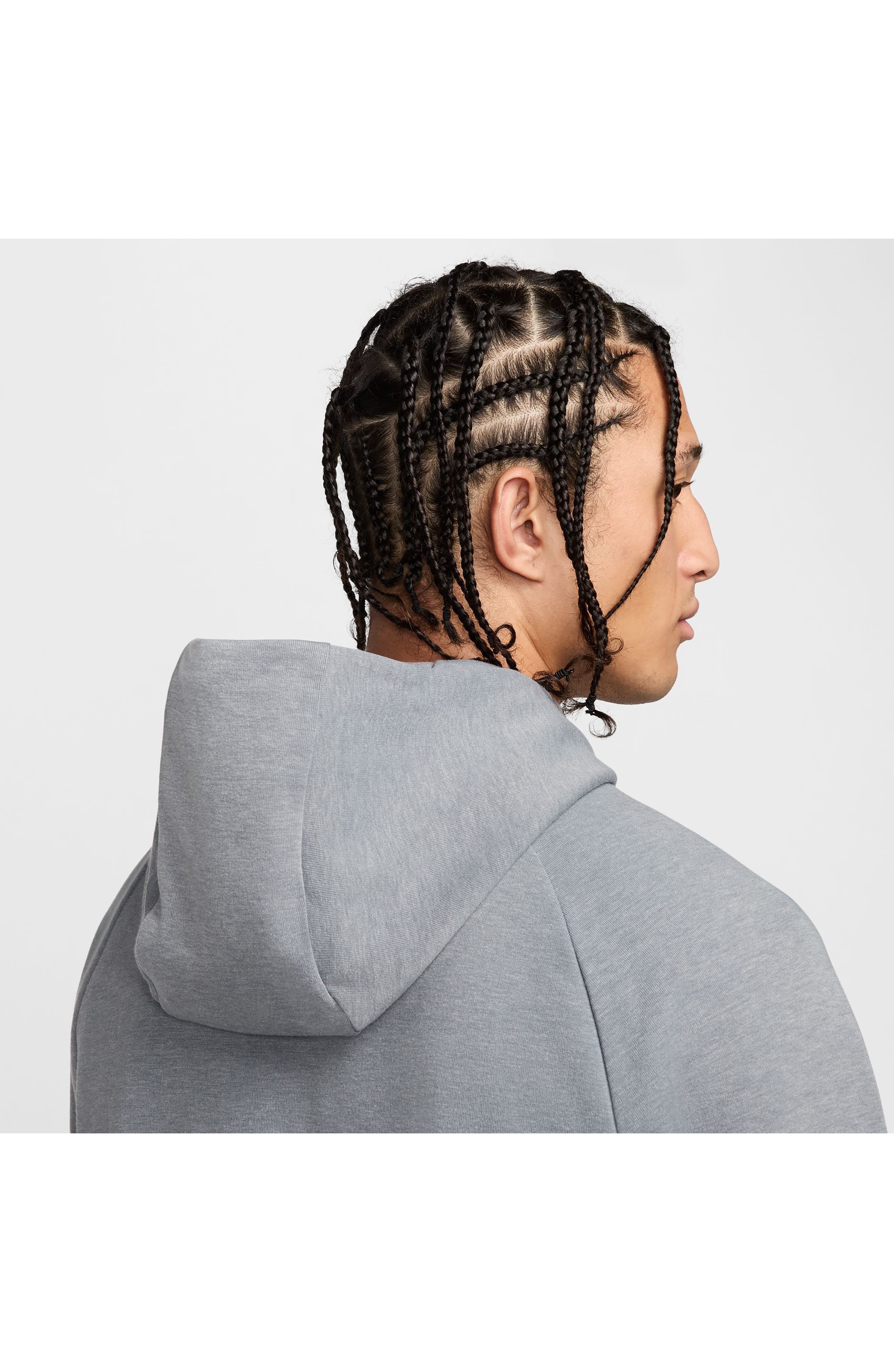 Nike Primary Dri-FIT Hoodie in Cool Grey/Heather at Nordstrom - 6