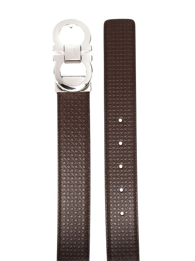 Salvatore Ferragamo Gancini reversible belt outlook