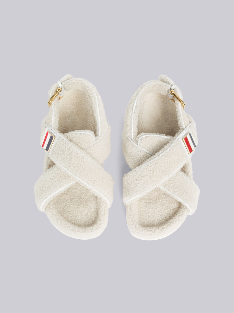 Shearling Backstrap Sandal 4