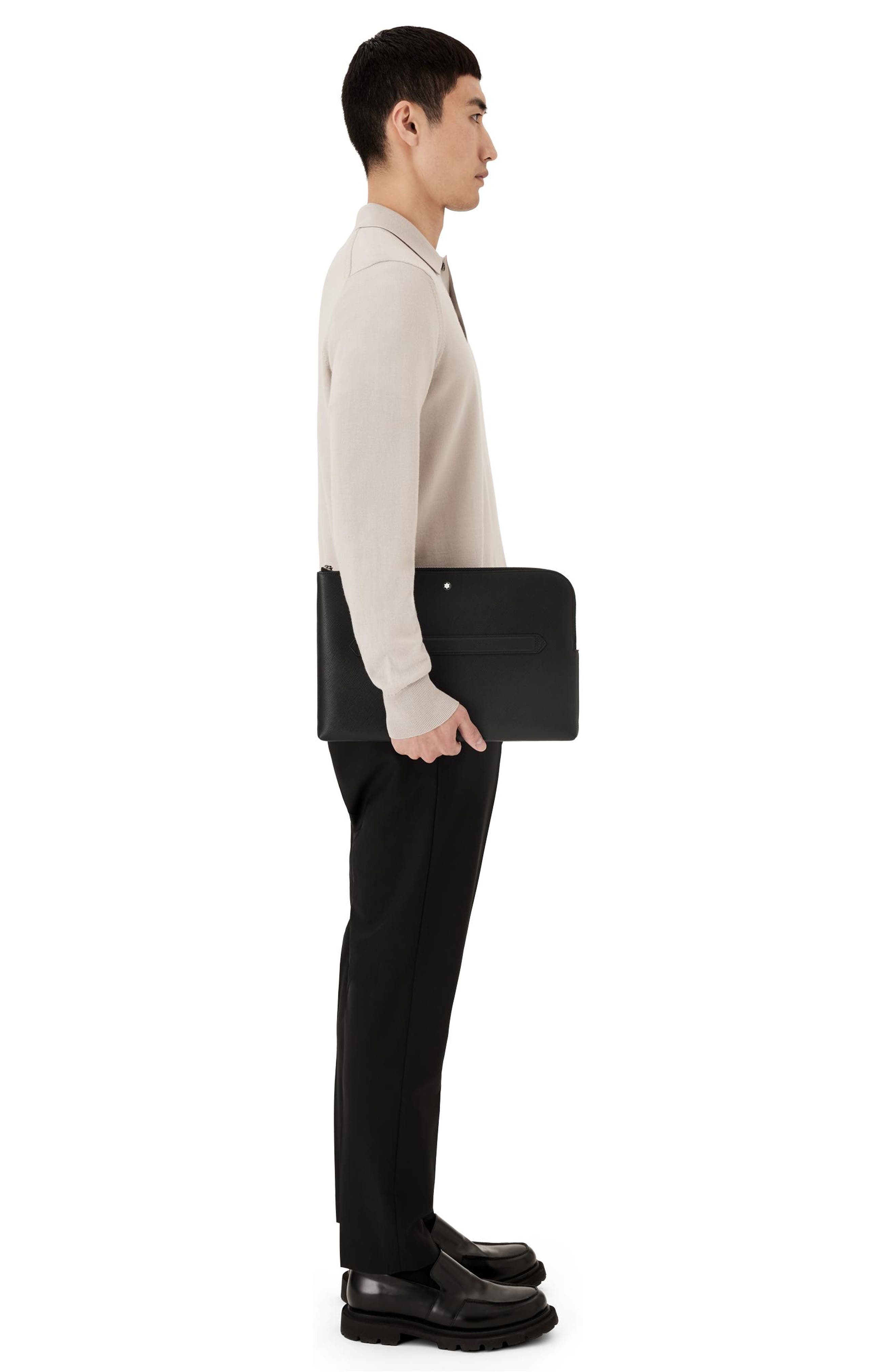 Montblanc Sartorial Laptop Case in Black at Nordstrom - 2