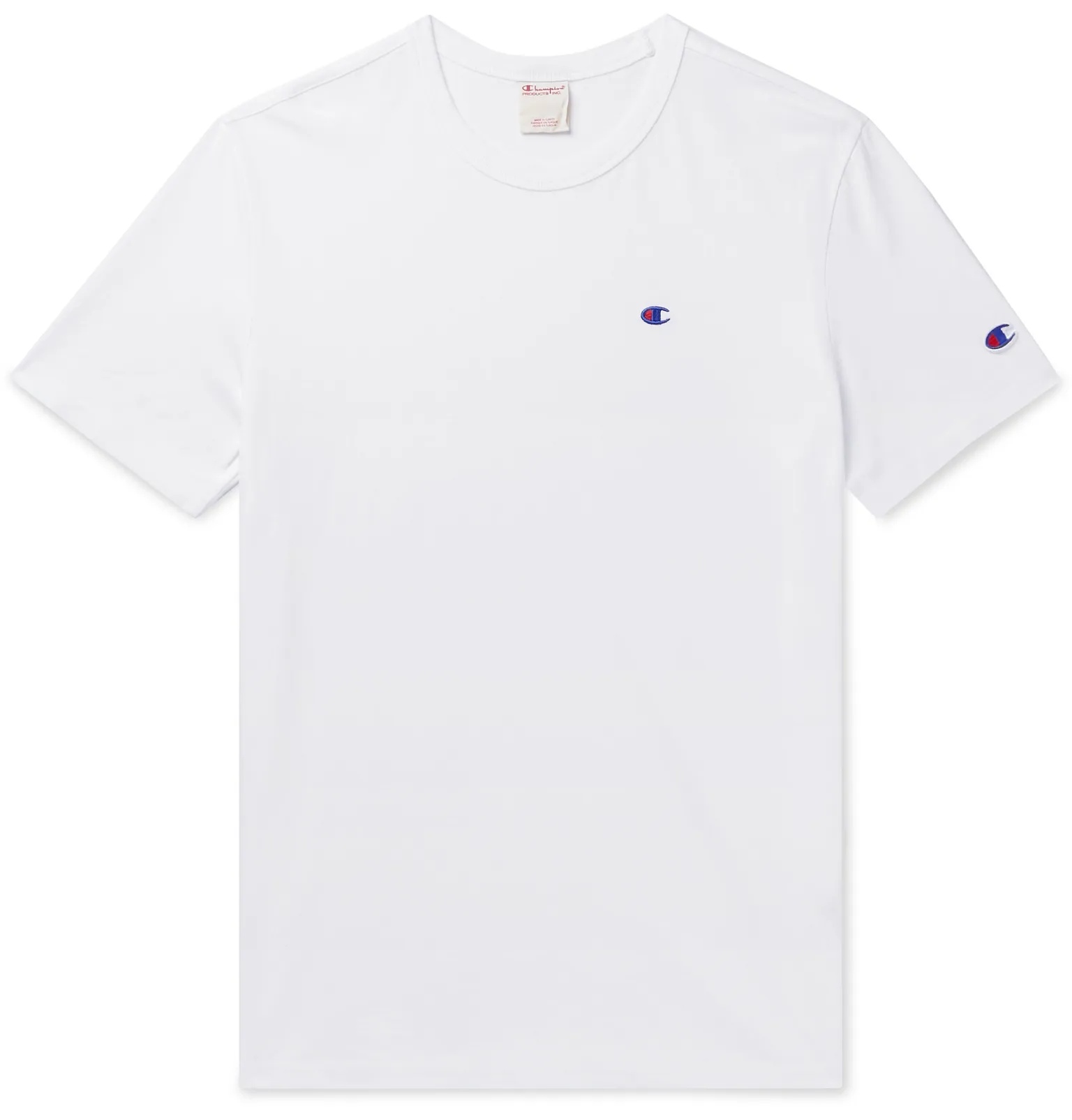 Logo-Embroidered Mélange Cotton-Blend Jersey T-Shirt - 6