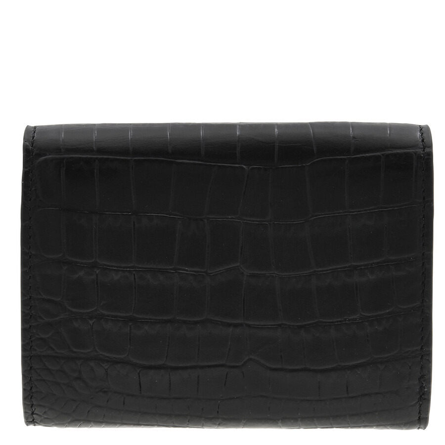 Versace Croc-Effect Medusa '95 Trifold Wallet - 4
