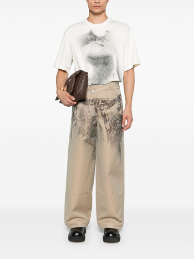 FENG CHEN WANG graphic-print T-shirt outlook