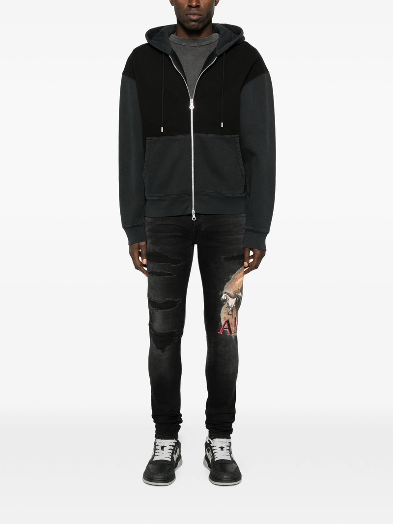 AMIRI Amiri Ripped Graphic Jeans outlook