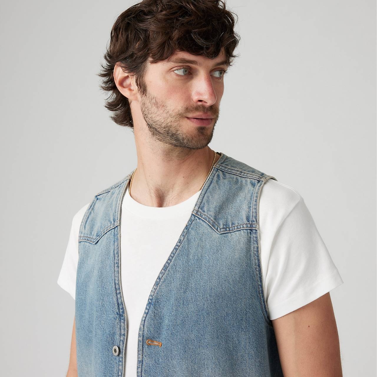 MISSION DENIM VEST - 5