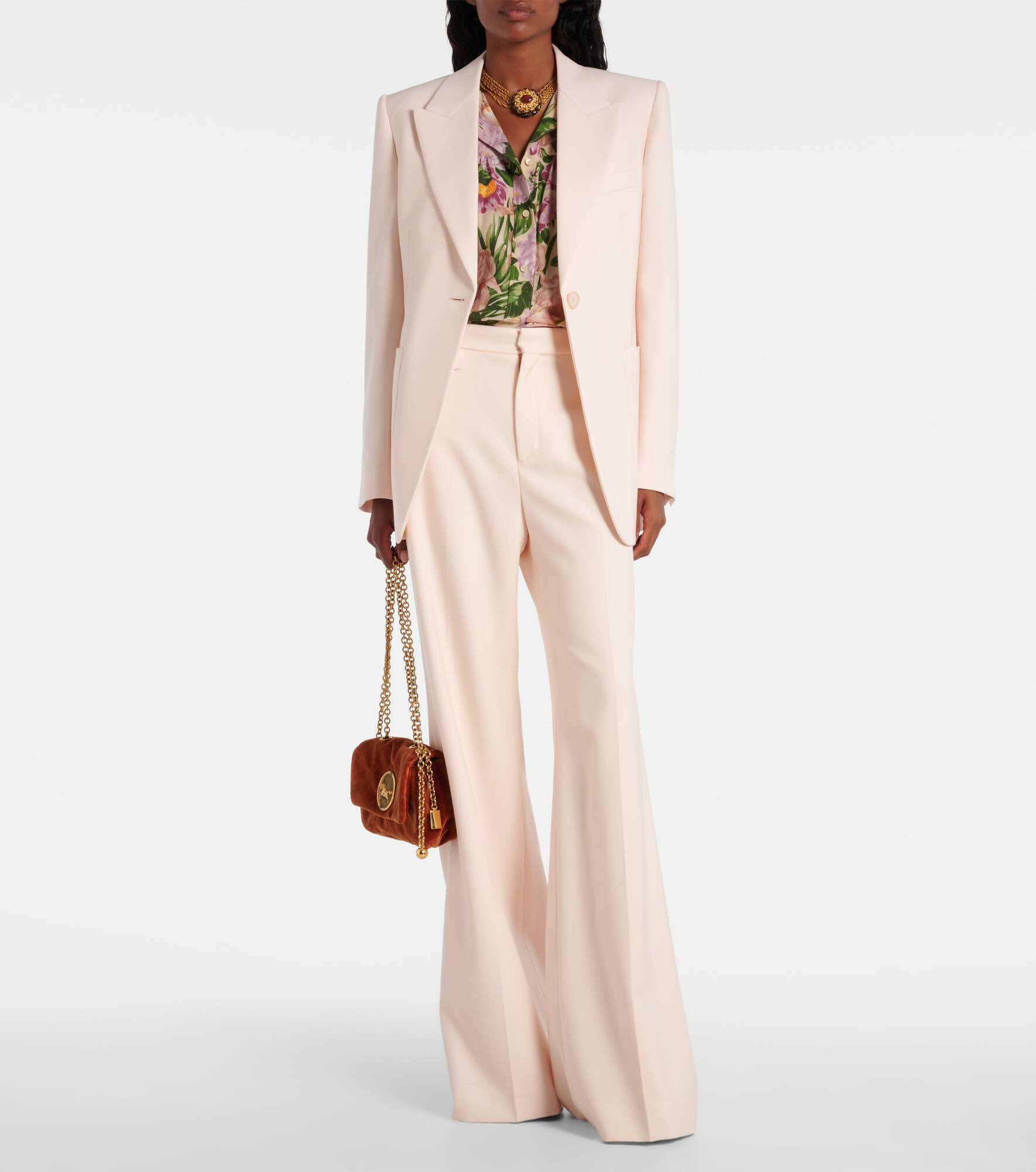 Wool gabardine suit jacket - 2