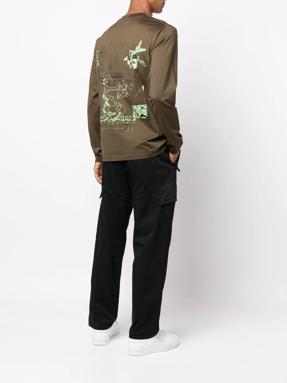 graphic-print long-sleeve T-shirt - 2