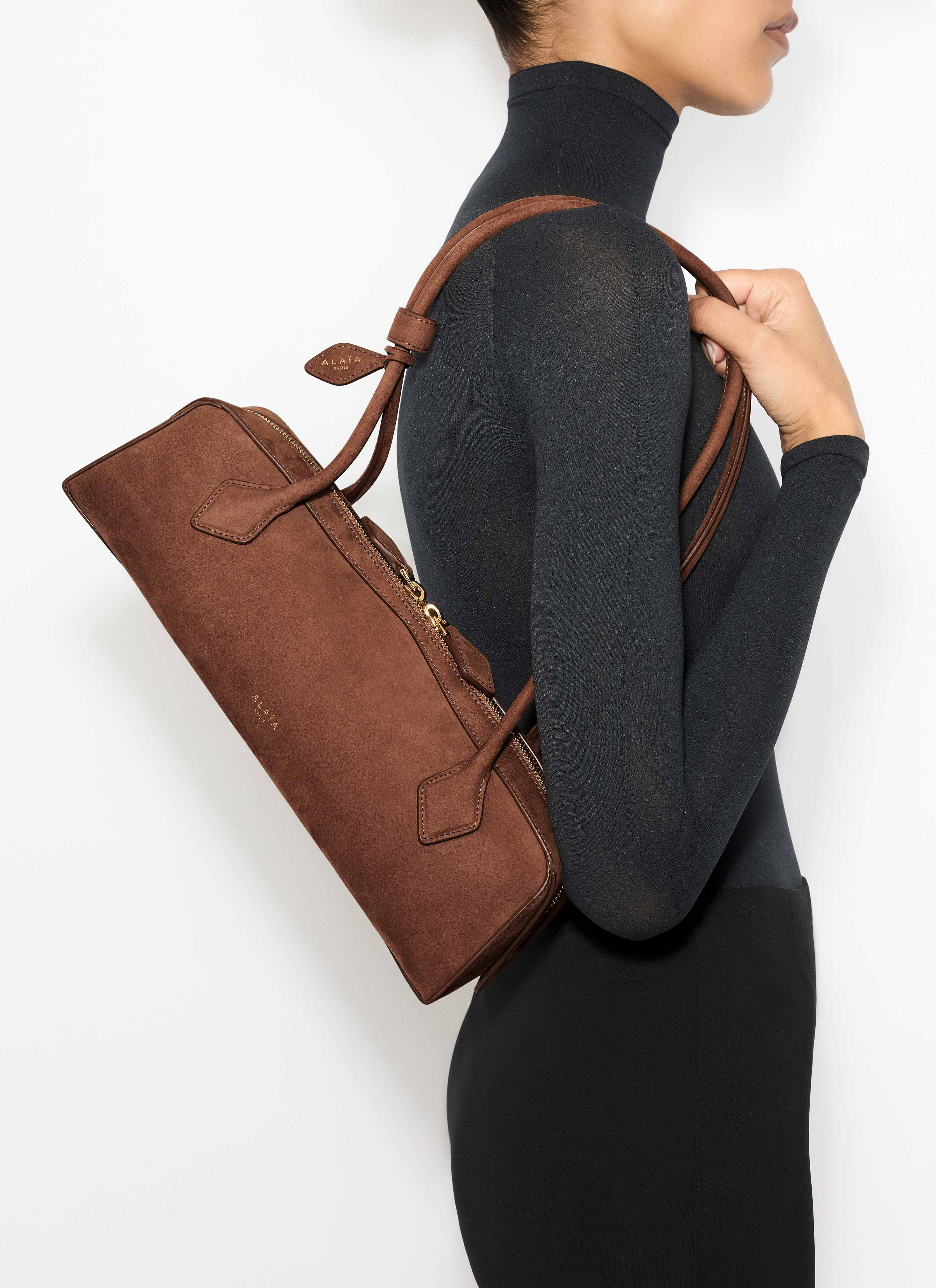 LE TECKEL MEDIUM BAG IN NUBUK CALFSKIN - 2