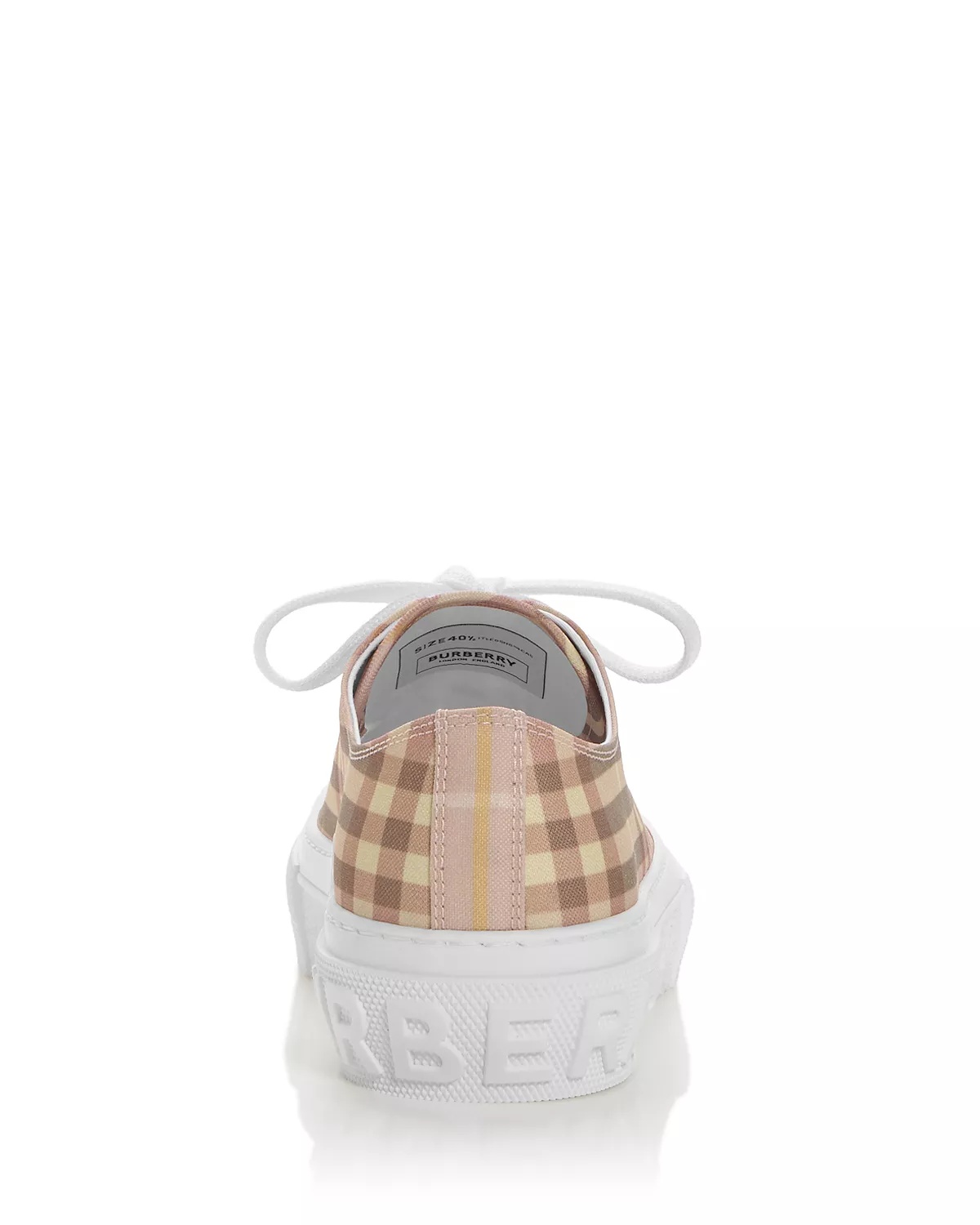 Women's Check Platform Sneakers - 4