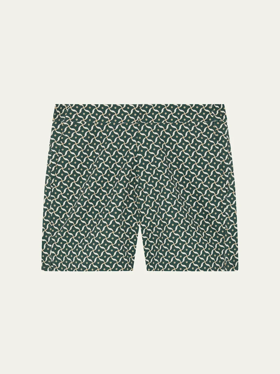Men's Porto Lotus Swim Shorts - 1