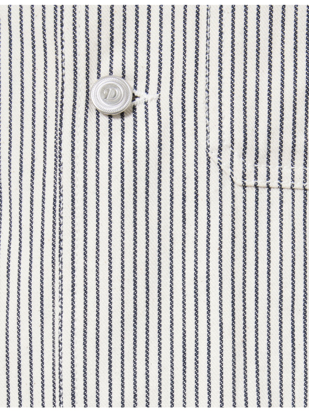 Striped Patch-Pocket Cotton Jacket - 7