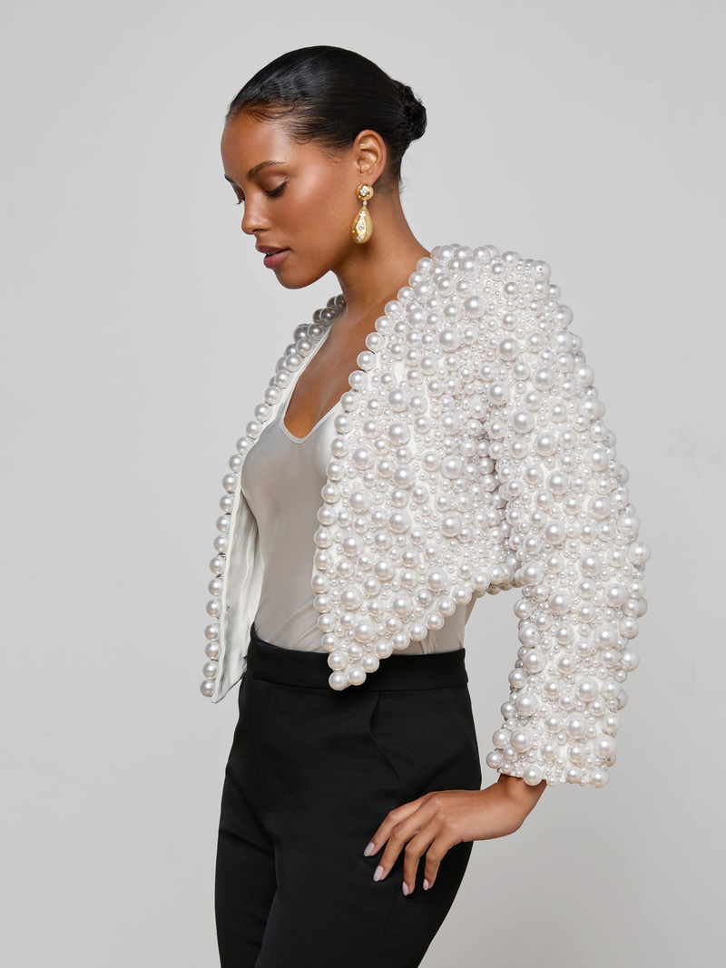 Belle Oversized Pearl Jacket 4