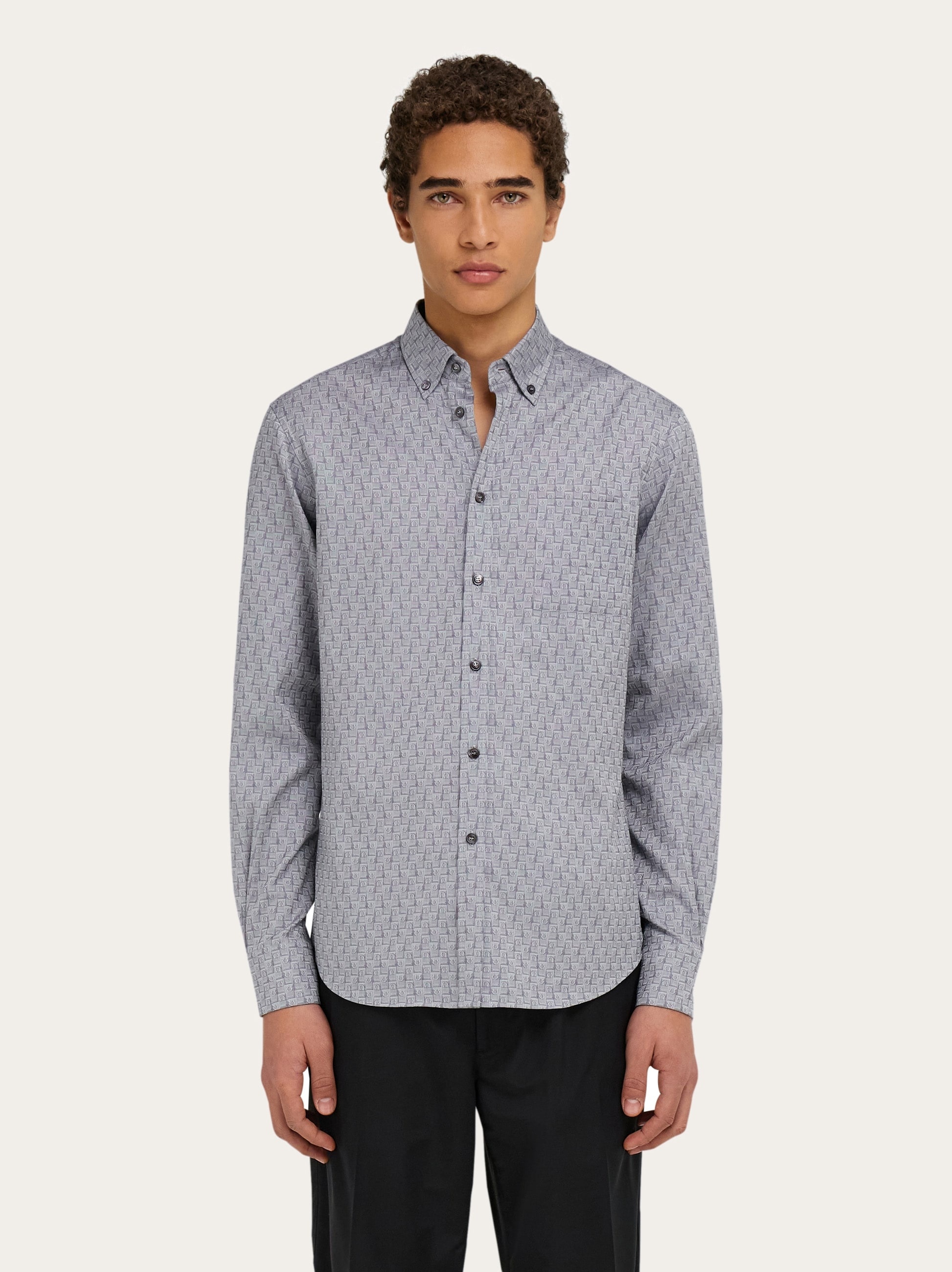 Ferragamo Monogram shirt - 2