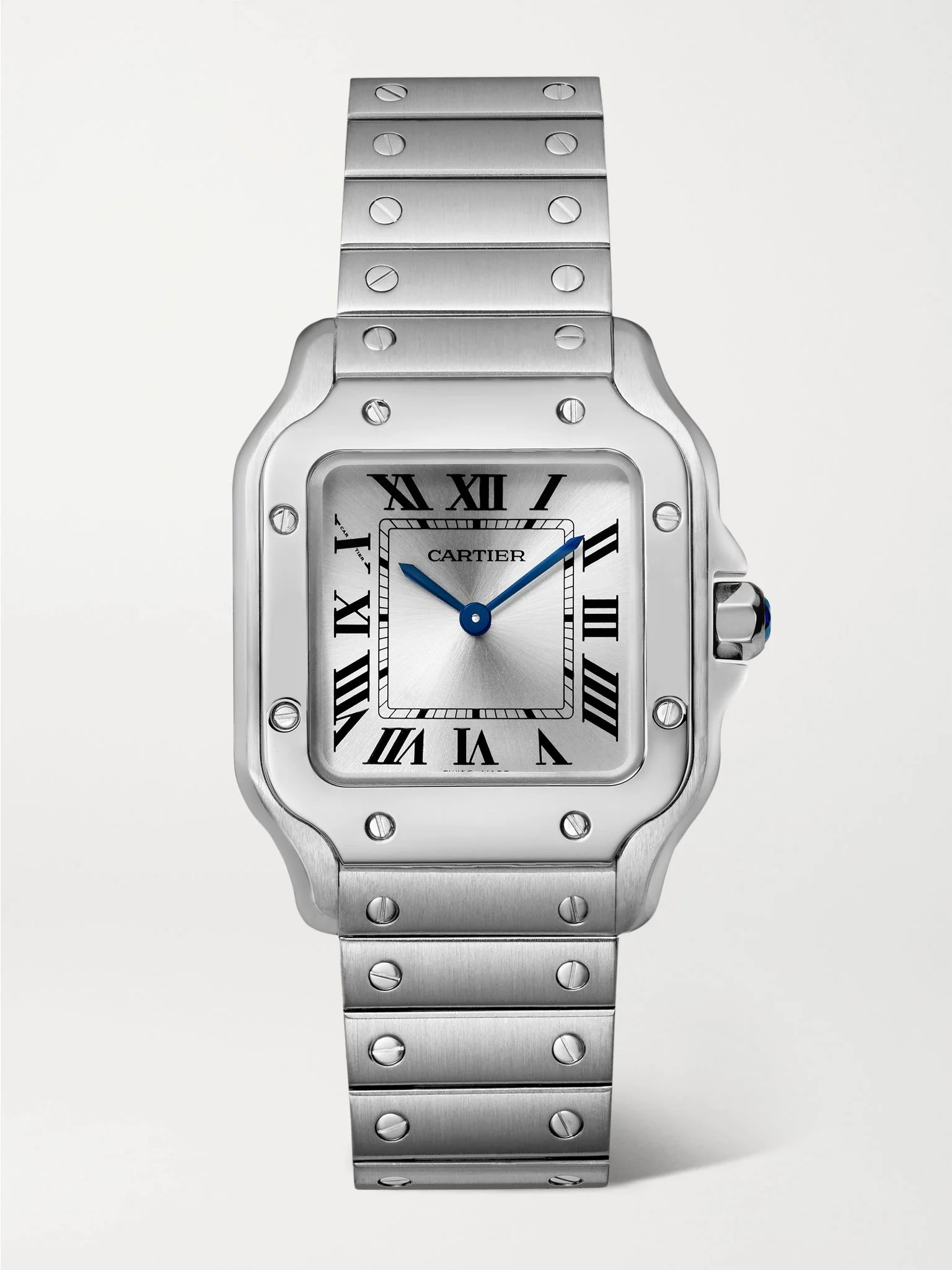 Santos de Cartier 34.5mm stainless steel watch Gray - 1