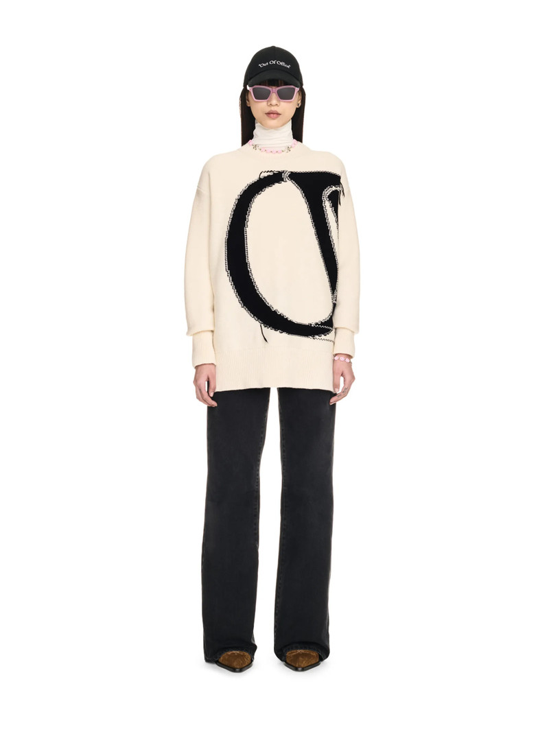 Off-White Ow Maxi Logo Crewneck outlook