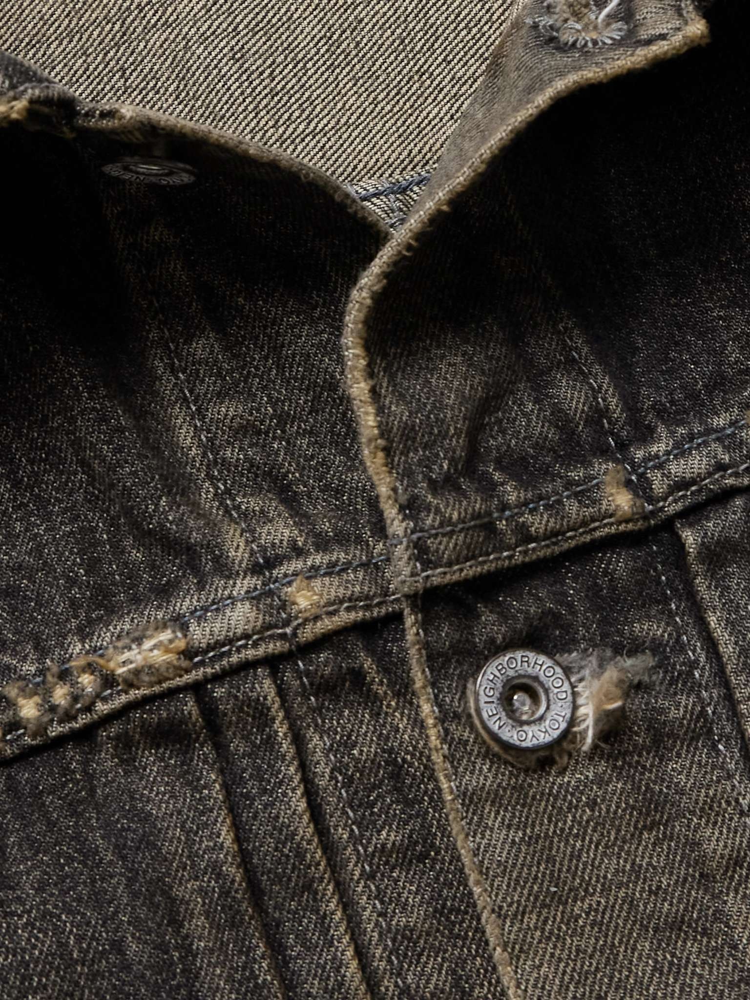 Savage Type-1 Distressed Denim Jacket - 6