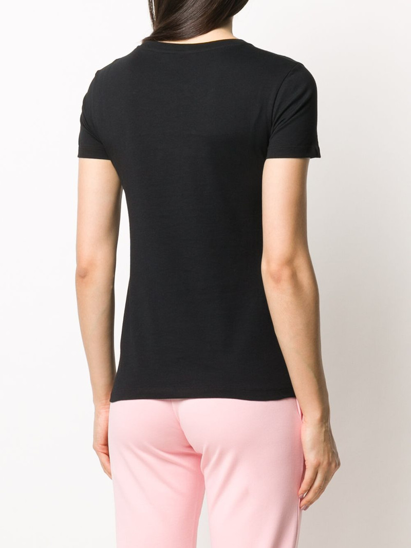 Underwear-logo embroidered T-shirt 4