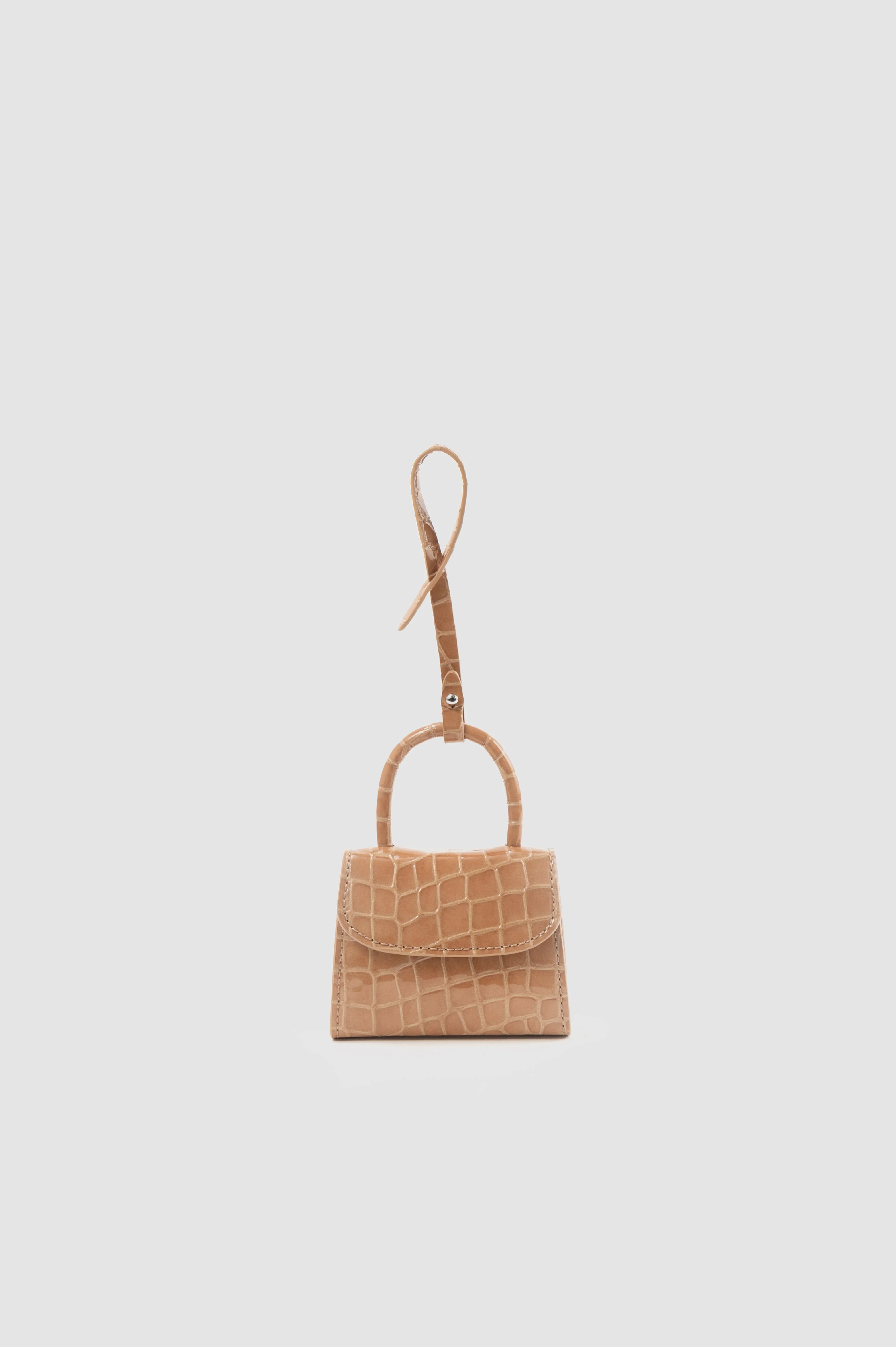 Mini Mini Croco Embossed Charm - 1