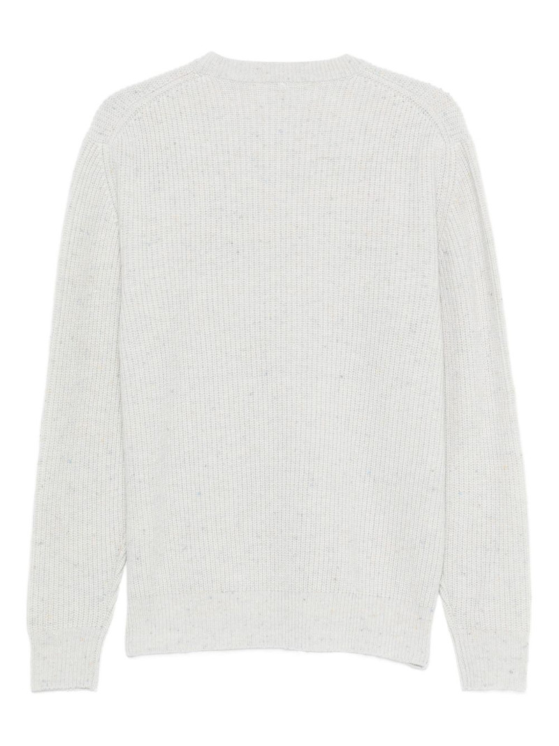 LARDINI ribbed knit sweater outlook