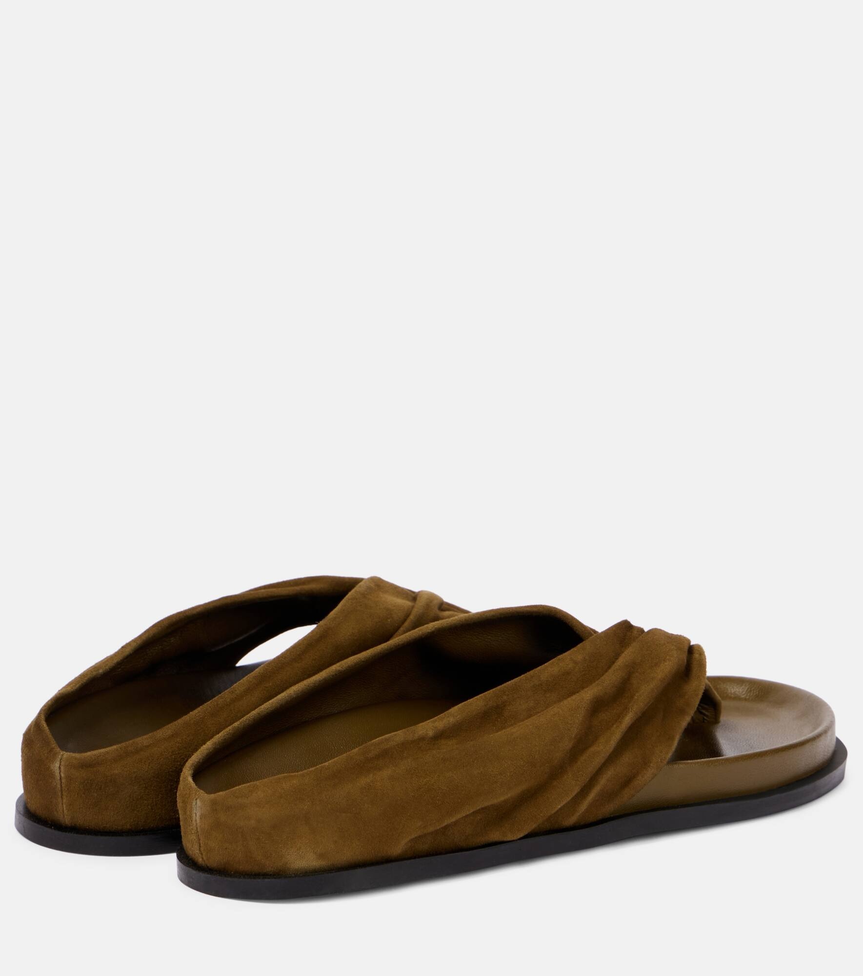 Shaw suede thong sandals - 2