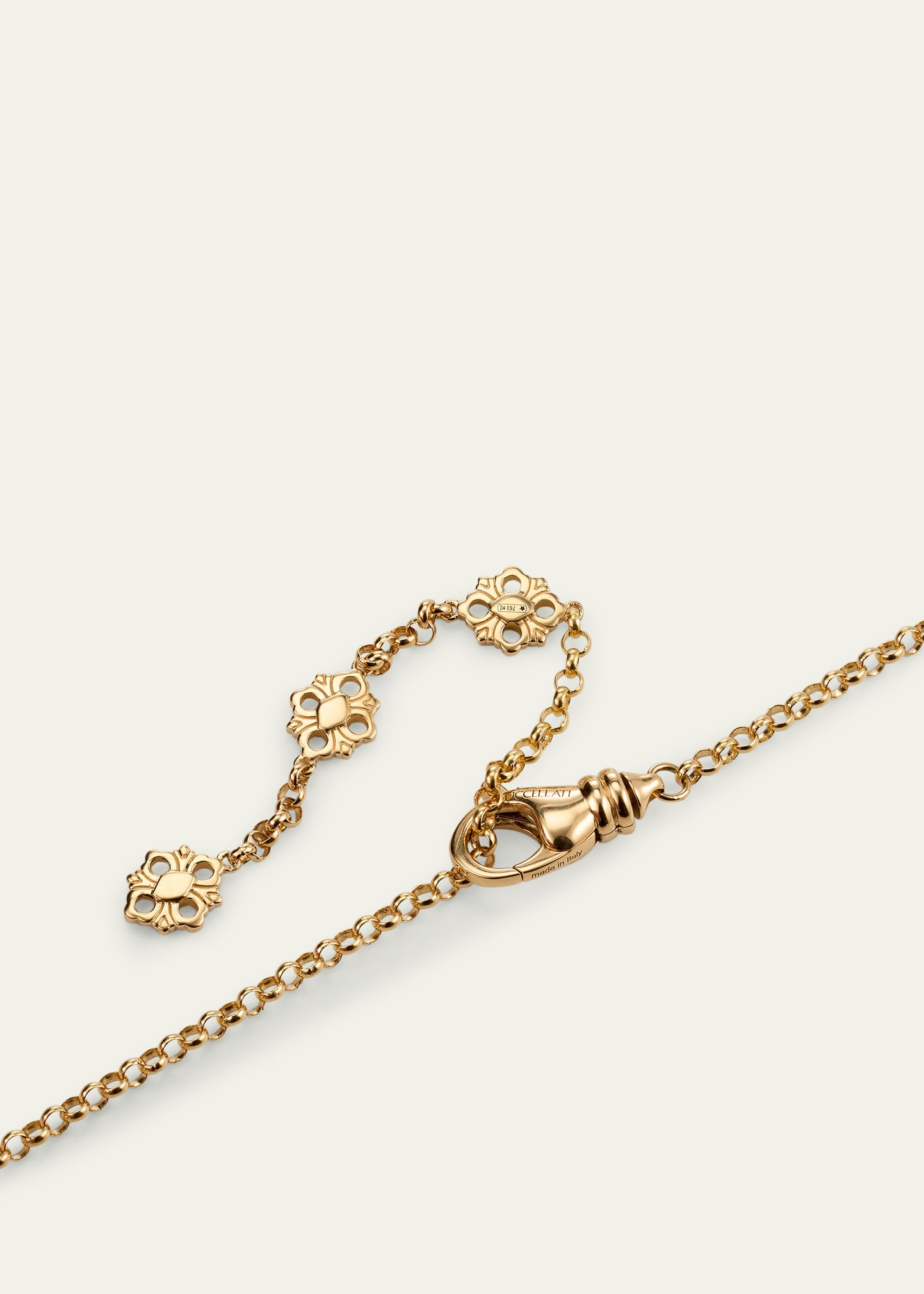 Opera Galileo 18K Gold Diamond Pendant Necklace - 4