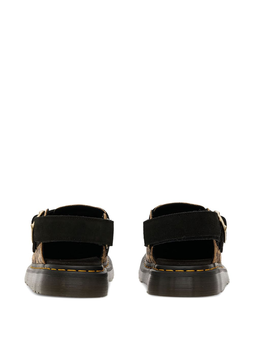 Jorge II leopard-print buckle mules - 3