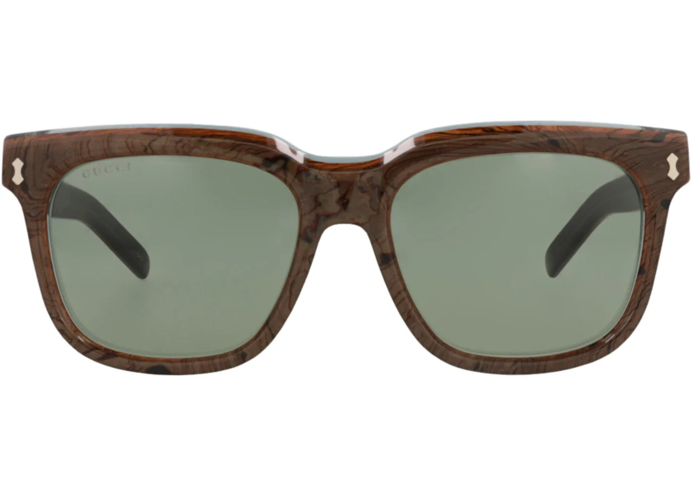 Gucci Square-Frame Recycled Acetate Sunglasses Blue Blue Green (GG1523S-30014802-003) - 1