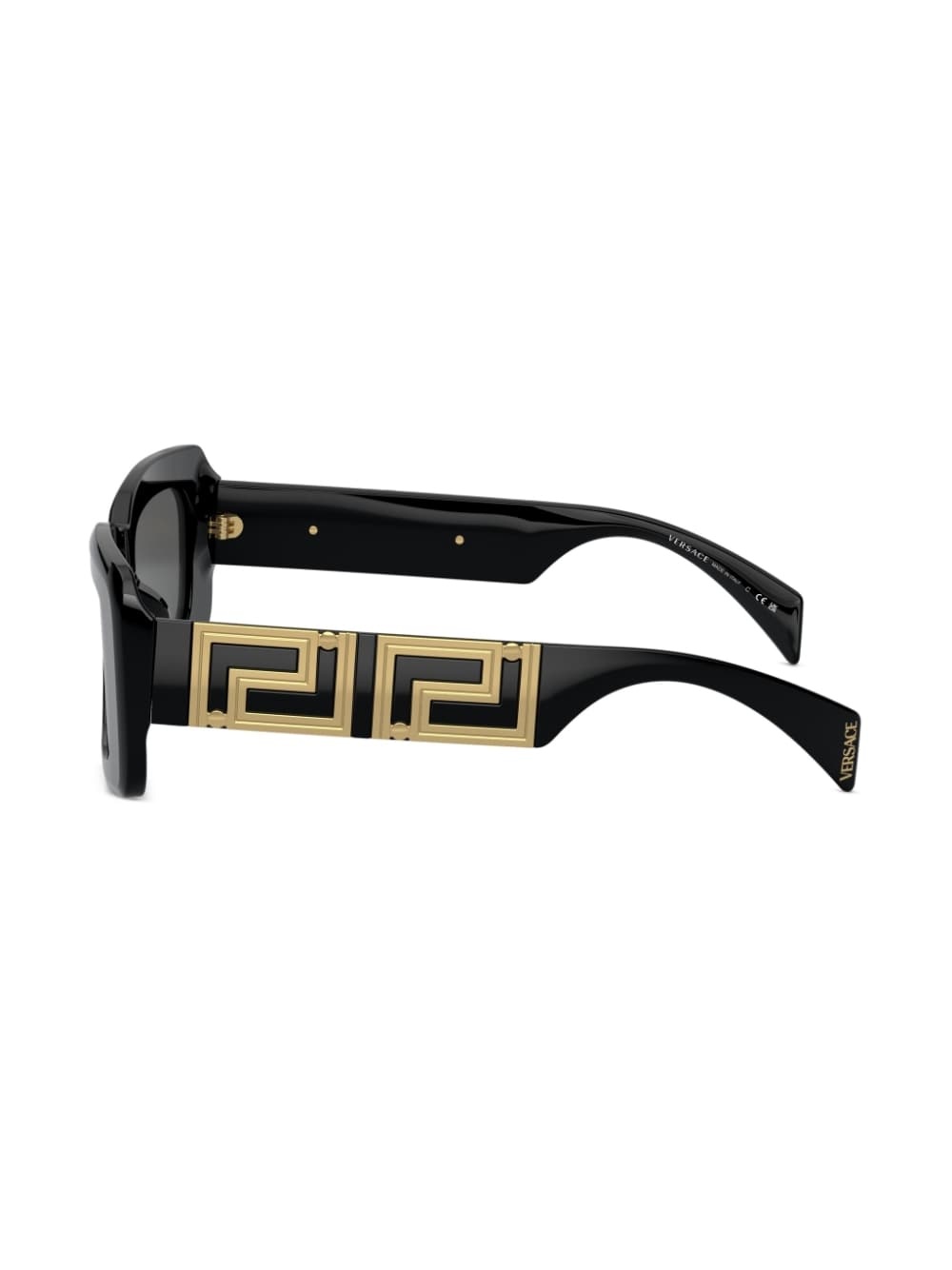 Greca-detail square-frame sunglasses - 3