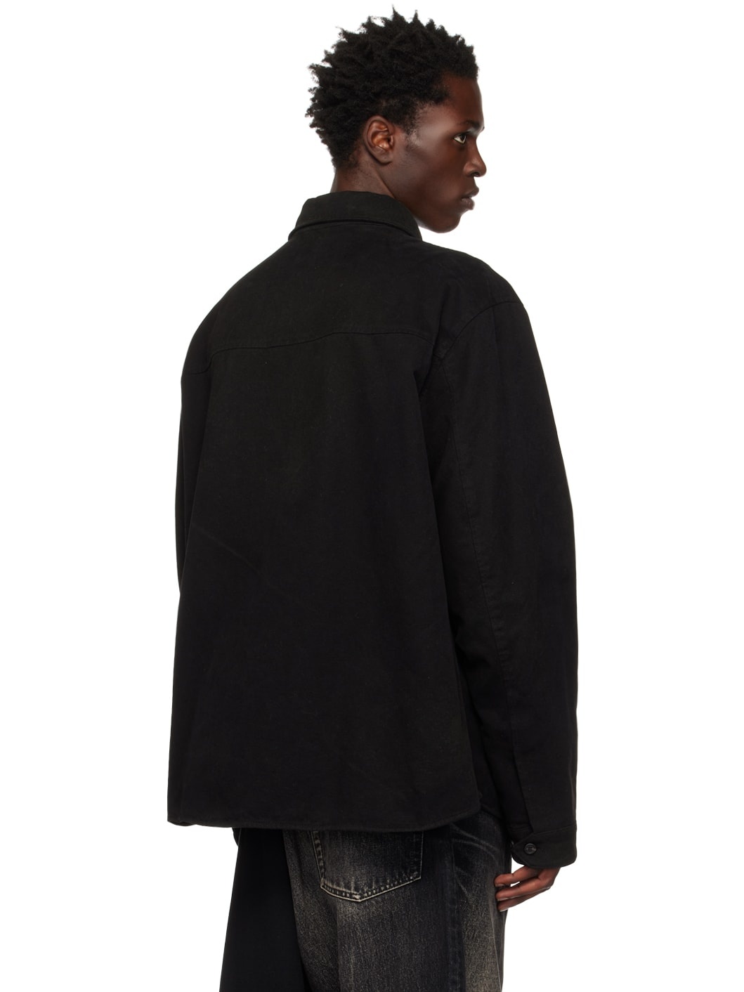 Black Half-Zip Shirt - 3