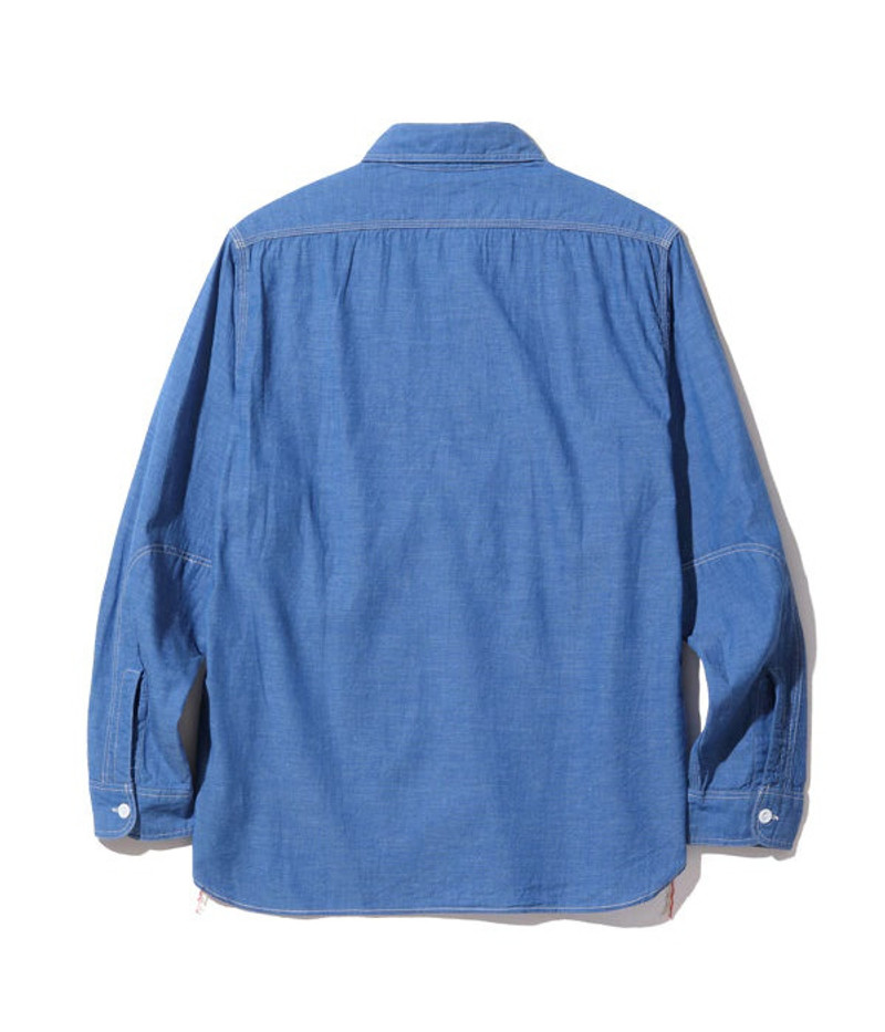 SC25513 Vat Dye Chambray Work Shirt 7