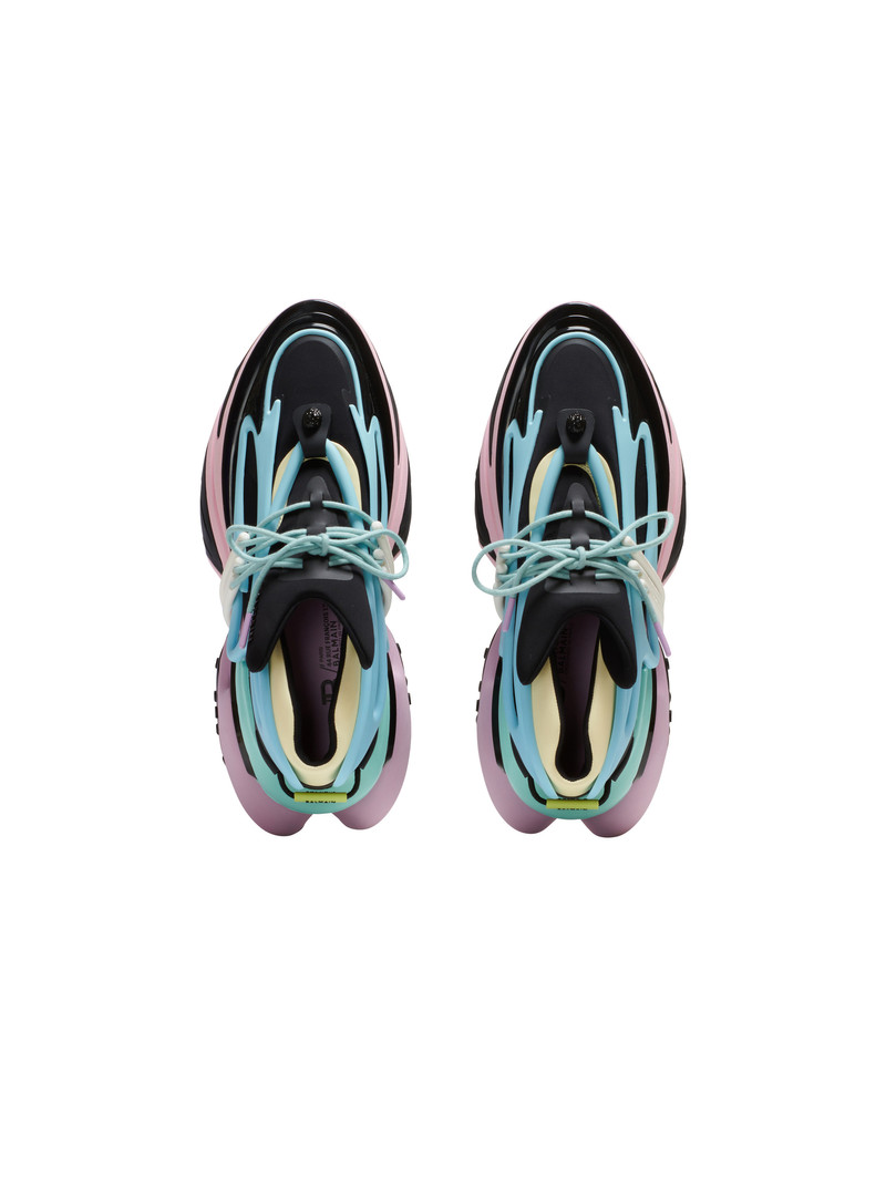 Unicorn trainers in neoprene and leather 4