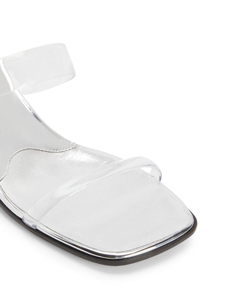 45mm transparent mid-block sandals - 4
