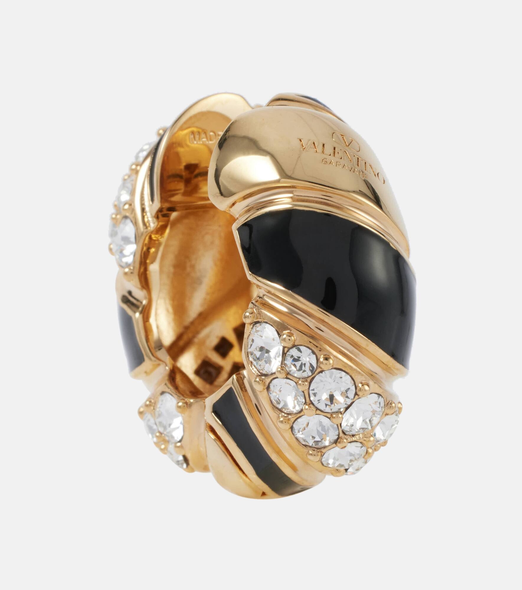 Famiglia embellished hoop earrings - 5