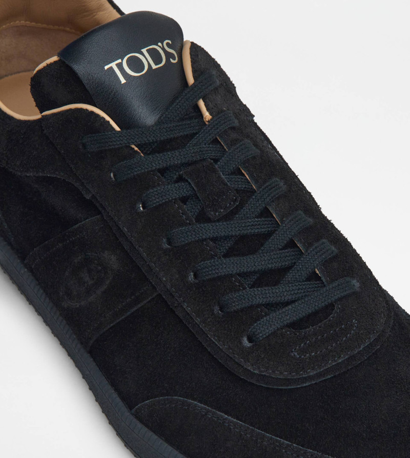 TOD'S TABS SNEAKERS IN SUEDE - BLACK 5