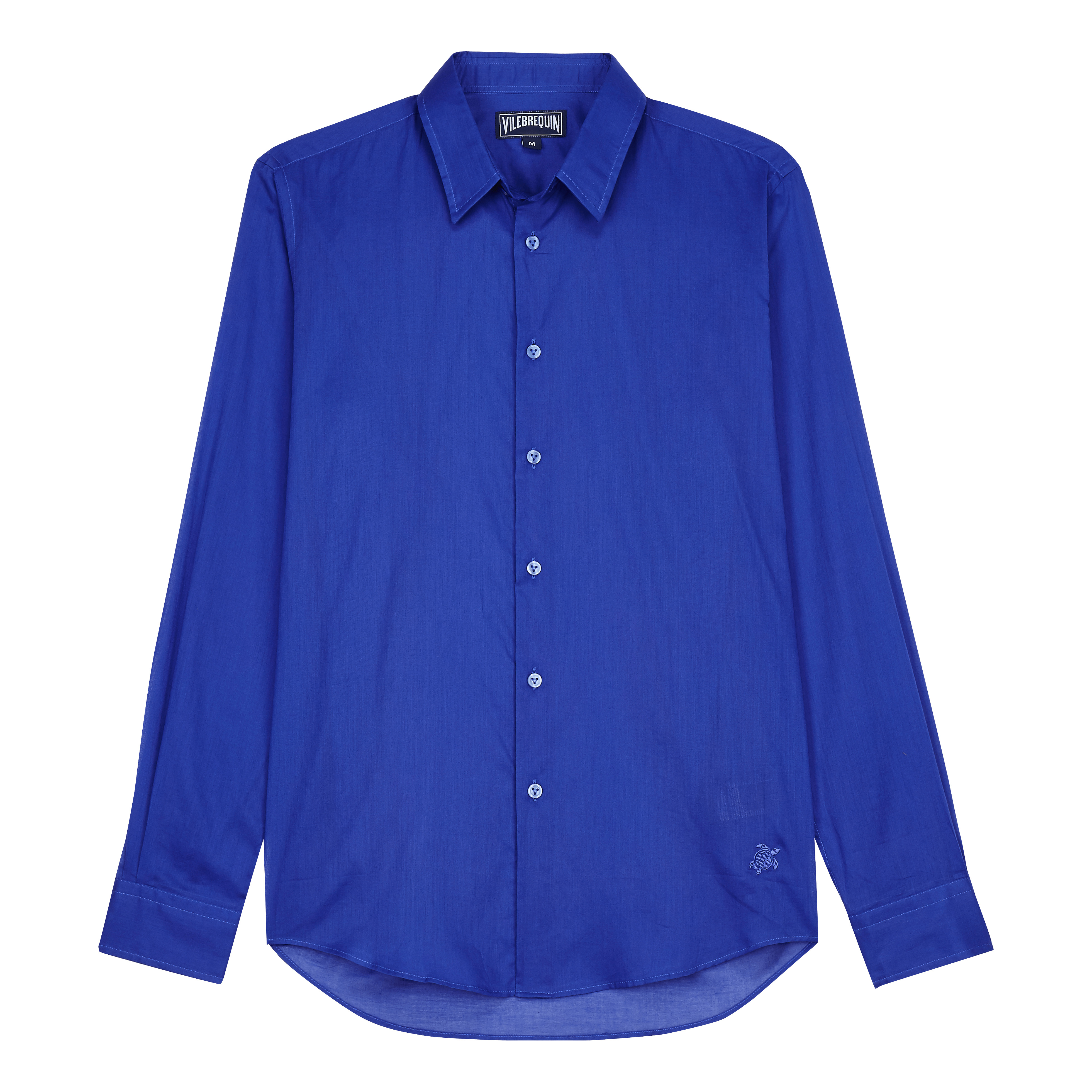 Unisex Cotton Voile Lightweight Shirt Solid - 1