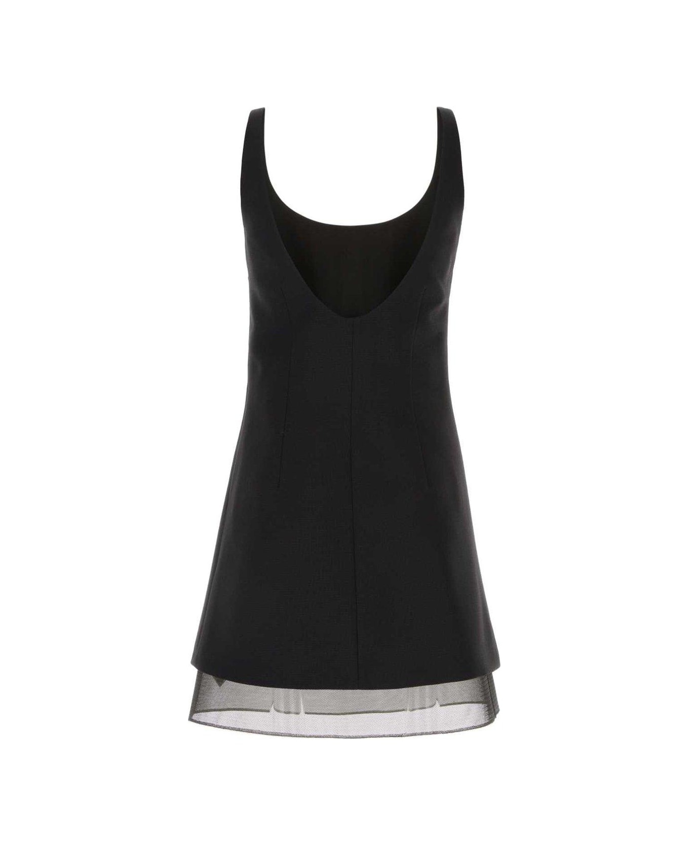 Enamel Triangle-logo Mini Dress - 2