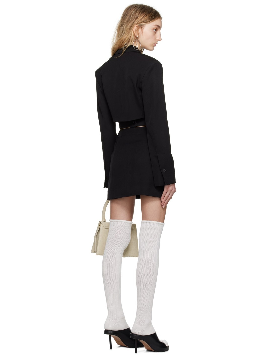 Black Le Papier 'La Robe Bari' Minidress - 3