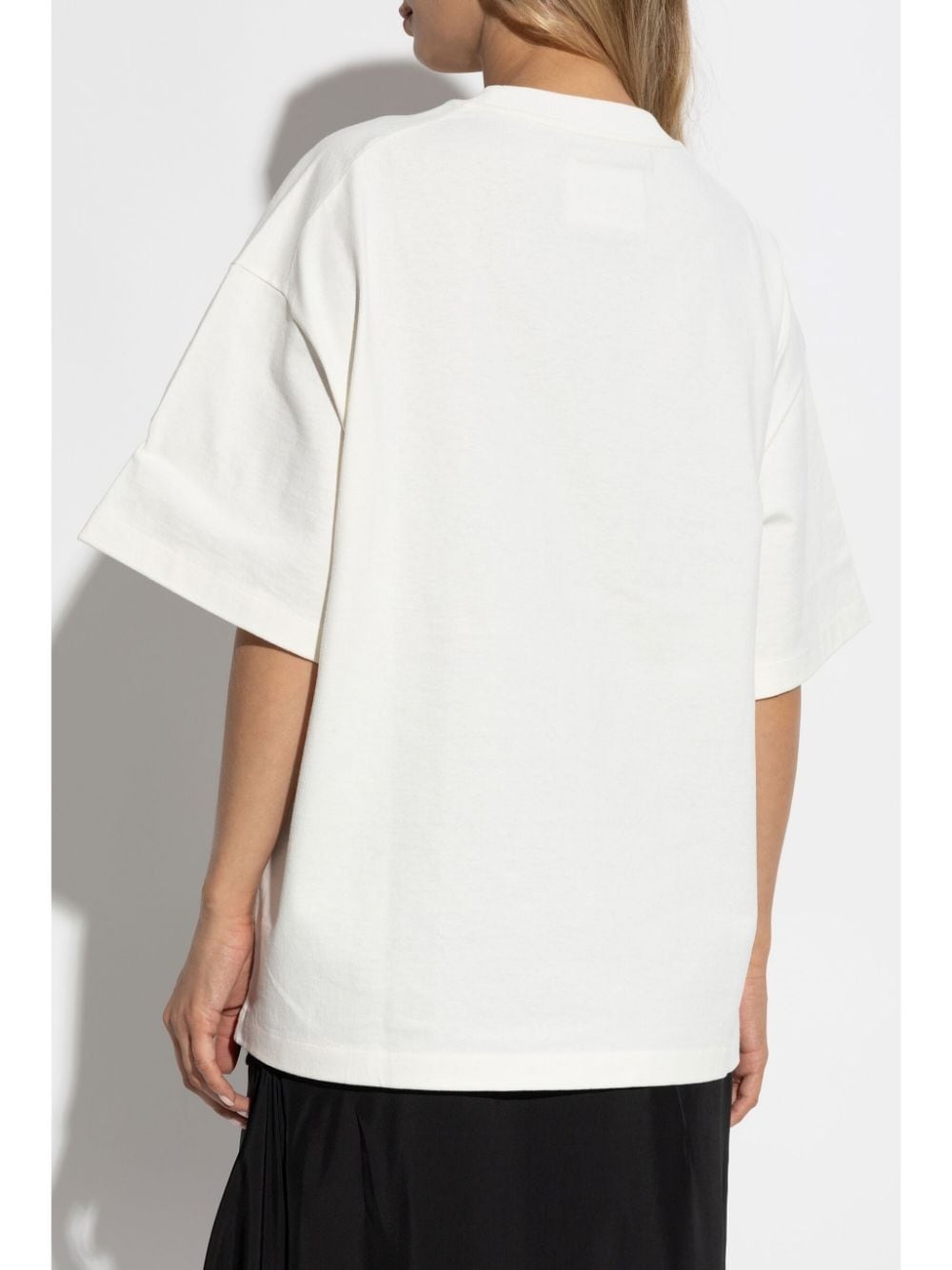 logo-print cotton t-shirt - 4